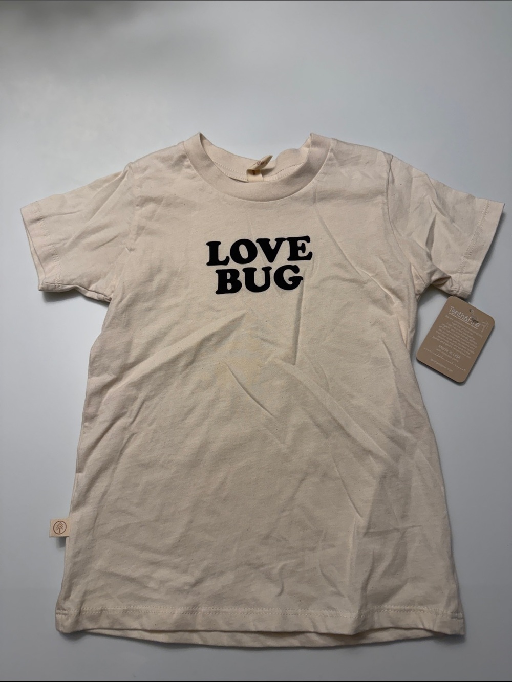 Kids 'Love Bug' Cream Graphic Tee